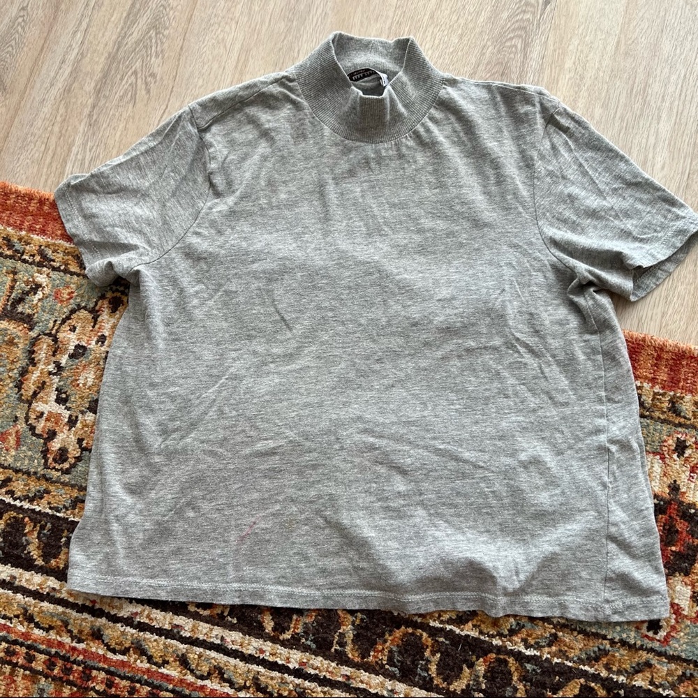 Zara high neck basic tee